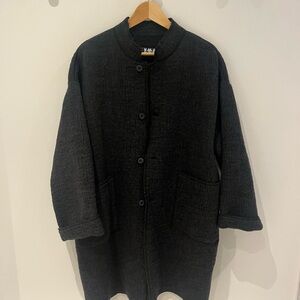 Women's Black Button-Up Jacket